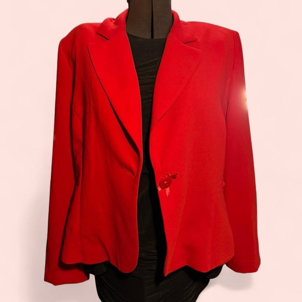 Danny & Nicole Vibrant Red Blazer